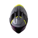 CASCO INTEGRAL SHAFT 596SP FICK GRIS AZUL OSCURO BRILLO