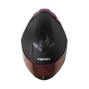 CASCO INTEGRAL HRO 506SP SOLID NEGRO MORADO MATE ALERON MORADO