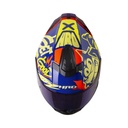 CASCO INTEGRAL HRO 506SP BLACK CAT AZUL AMARILLO BRILLO