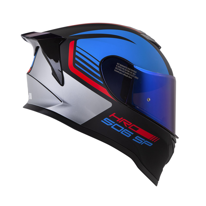 CASCO INTEGRAL HRO 506SP WISE NEGRO AZUL MATE