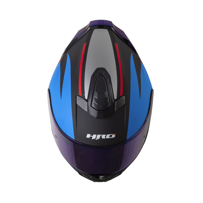 CASCO INTEGRAL HRO 506SP WISE NEGRO AZUL MATE