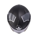 CASCO ABATIBLE ICH 3110 DOBLE VISOR SOUL NEGRO SILVER MATE VISOR SILVER