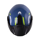 CASCO ABIERTO SHAFT 212 ONER AZUL AMARILLO BRILLO