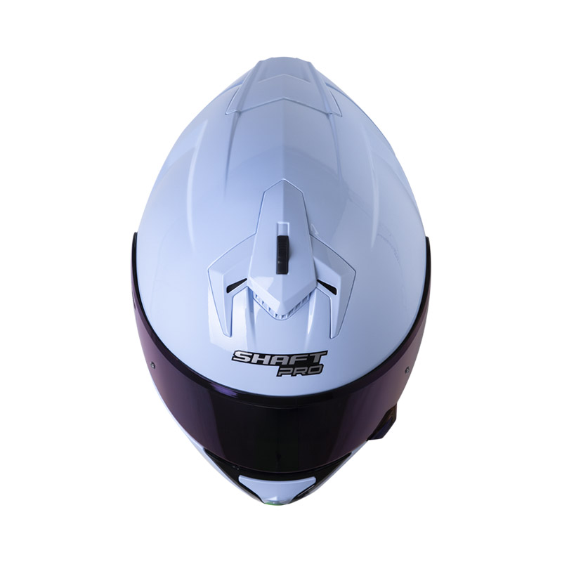 CASCO INTEGRAL SHAFT PRO 610 EVO DOBLE VISOR SOLID AZUL CLARO AZUL