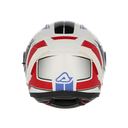 CASCO INTEGRAL X-WAY ASERBIS GRAPHIC BLANCO AZUL