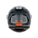 CASCO INTEGRAL X-WAY ASERBIS GRAPHIC NARANJA GRIS BRILLO