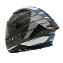 CASCO INTEGRAL SPARTAN DOBLE VISOR PANTHER FLIGHT NEGRO GRIS 