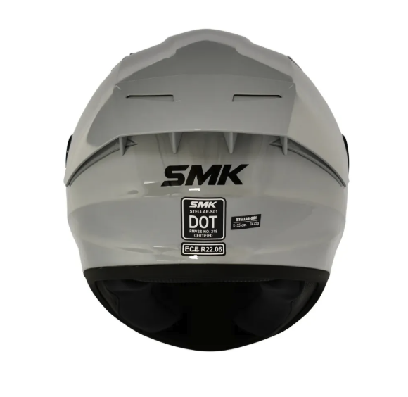 CASCO INTEGRAL SMK STELLAR SOLID GRIS BRILLO