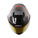 CASCO ABATIBLE SHAFT 3820SP SEVEN GRIS OSCURO ROJO BRILLO
