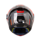 CASCO ABATIBLE SHAFT 3820SP SEVEN GRIS OSCURO ROJO BRILLO