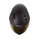 CASCO INTEGRAL SHAFT 526SP EVO SOLID NEGRO ROJO SPOILER NUEVO