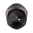 CASCO INTEGRAL SHAFT 526SP EVO SOLID NEGRO ROJO SPOILER NUEVO