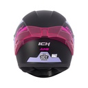 CASCO INTEGRAL ICH 501SP JUNE NEGRO FUCSIA MATE VISOR NEGRO
