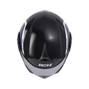 CASCO ABATIBLE ICH 3110 DOBLE VISOR XPACER NEGRO AZUL OSCURO VISOR SILVER