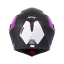 CASCO ABATIBLE ICH 3110 DOBLE VISOR XPACER NEGRO FUCSIA MATE VISOR NEGRO