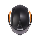 CASCO ABATIBLE ICH 3110 DOBLE VISOR XPACER NEGRO NARANJA MATE VISOR NEGRO