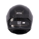 CASCO INTEGRAL ICH 503 SHADOWTEC NEGRO GRIS OSCURO BRILLO VISOR TRANSPARENTE