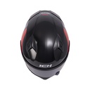 CASCO INTEGRAL ICH 503 SHADOWTECH NEGRO ROJO BRILLO VISOR NEGRO