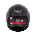 CASCO INTEGRAL ICH 503 SHADOWTECH NEGRO ROJO BRILLO VISOR NEGRO