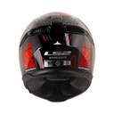 CASCO INTEGRAL LS2 808 DOBLE VISOR STREAM I GP GRIS ROJO BRILLO