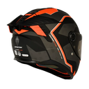CASCO INTEGRAL SPARTAN DOBLE VISOR HAWK EVO FIRST NEGRO GRIS ROJO MATE
