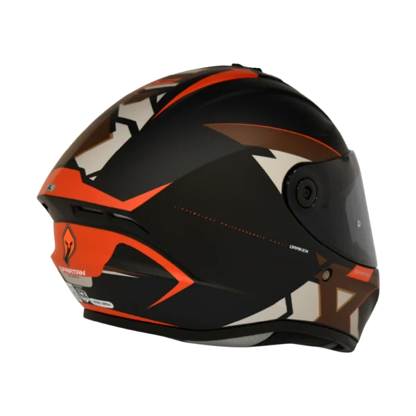 CASCO INTEGRAL SPARTAN DRAKEN FRANTIC NEGRO CAMO CAFE MATE