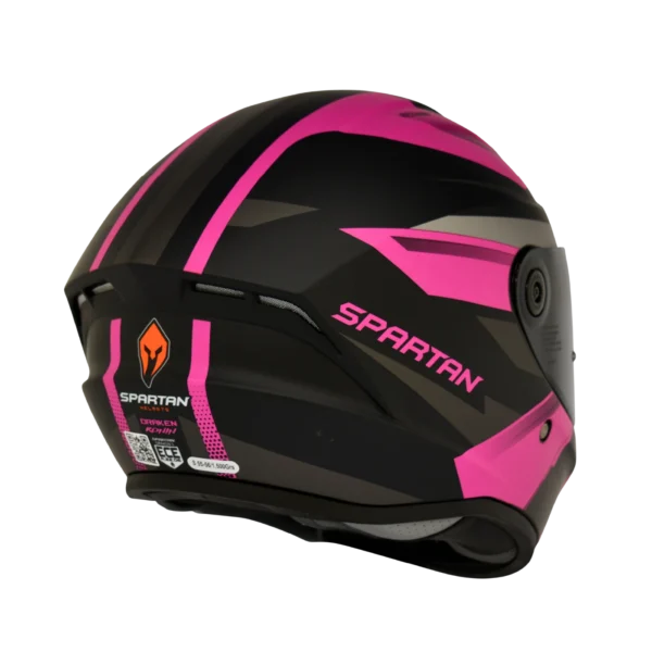CASCO INTEGRAL SPARTAN DRAKEN RONIN FUCSIA MATE