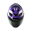 CASCO INTEGRAL SHAFT PRO 606SP DOBLE VISOR CLOWKY MORADO MORADO BRILLO