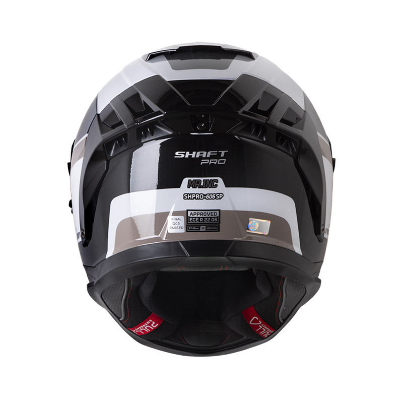 CASCO INTEGRAL SHAFT PRO 606SP DOBLE VISOR MR.INC GRIS CLARO GRIS BRILLO