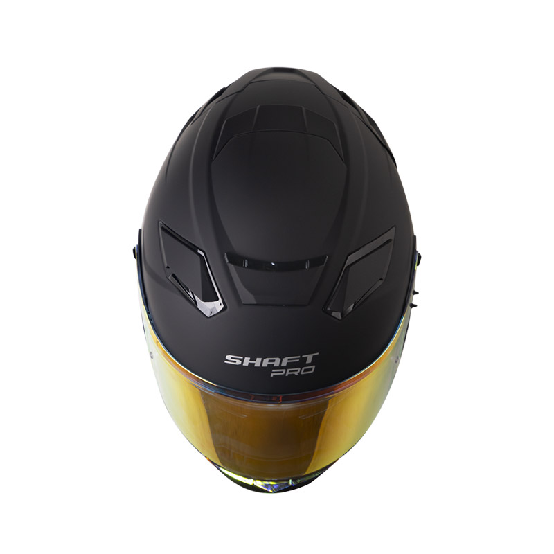 CASCO INTEGRAL SHAFT PRO 606SP DOBLE VISOR SOLID NEGRO GRIS OSCURO MATE