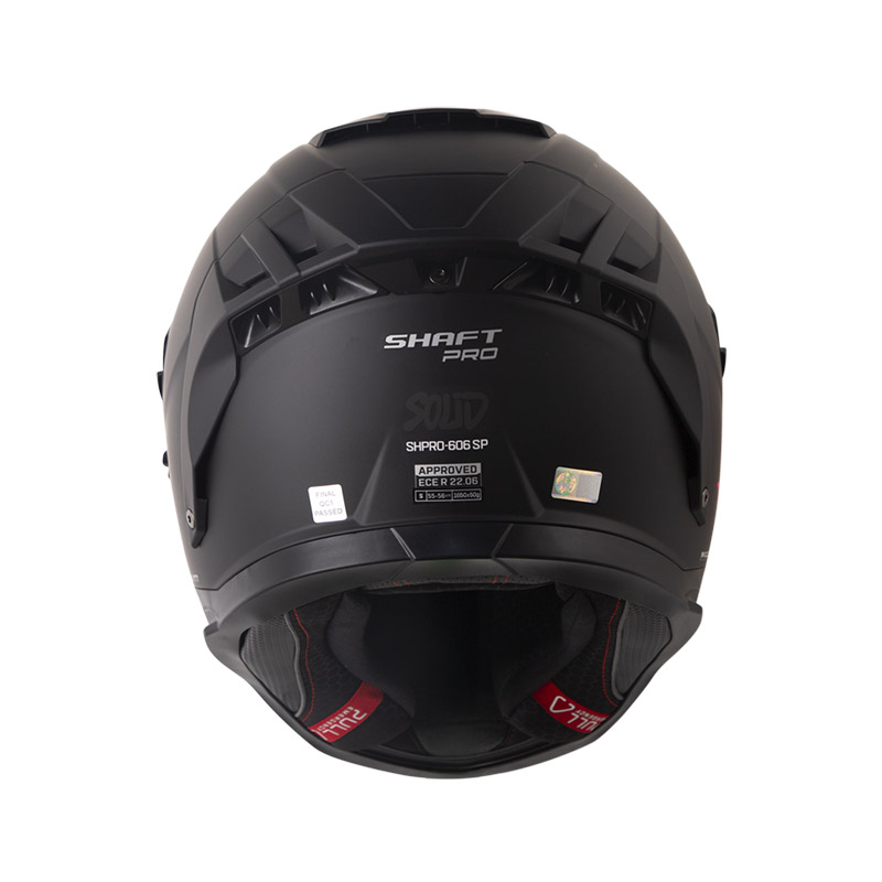 CASCO INTEGRAL SHAFT PRO 606SP DOBLE VISOR SOLID NEGRO GRIS OSCURO MATE