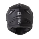 CASCO MULTIPROPOSITO X-ONE MX328 DOBLE VISOR SOLID NEGRO SILVER MATE