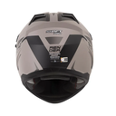 CASCO MULTIPROPOSITO SHAFT PRO MX400 DOBLE VISOR RENDER GRIS CLARO GRIS OSCURO MATE