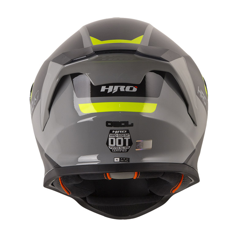 CASCO INTEGRAL HRO 506SP OGOL GRIS NEGRO BRILLO