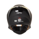 CASCO INTEGRAL HRO 506SP SOLID NEGRO ROJO MATE