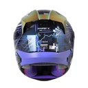 CASCO INTEGRAL SHAFT 560 EVO CIRCUIT CAMALEON AZUL MORADO BRILLO