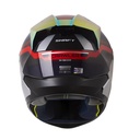 CASCO INTEGRAL SHAFT 560 EVO CRAWLER GRIS OSCURO ROJO BRILLO