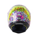 CASCO INTEGRAL SHAFT 562 R TOON WORL MORADO AMARILLO BRILLO