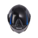 CASCO ABATIBLE ICH 3110 DOBLE VISOR XMAL NEGRO AZUL BRILLO VISOR NEGRO