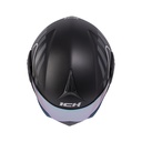 CASCO ABATIBLE ICH 3110 DOBLE VISOR BUZZ NEGRO GRIS CLARO MATE VISOR DORADO