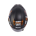 CASCO INTEGRAL ICH 501SP RIDABYTE NEGRO NARANJA MATE VISOR NEGRO
