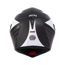 CASCO ABATIBLE ICH 3110 DOBLE VISOR BUZZ NEGRO NARANJA MATE VISOR NEGRO