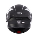 CASCO ABATIBLE ICH 3120 DOBLE VISOR ORDANOX NEGRO BLANCO BLANCO MATE VISOR NEGRO