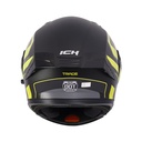 CASCO ABATIBLE ICH 3120 DOBLE VISOR TRADE NEGRO AMARILLO MATE VISOR NEGRO