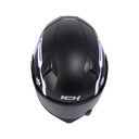 CASCO ABATIBLE ICH 3120 DOBLE VISOR TRADE NEGRO AZUL MATE VISOR NEGRO