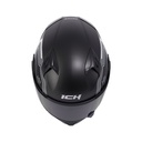 CASCO ABATIBLE ICH 3120 DOBLE VISOR TRADE NEGRO BLANCO MATE VISOR NEGRO