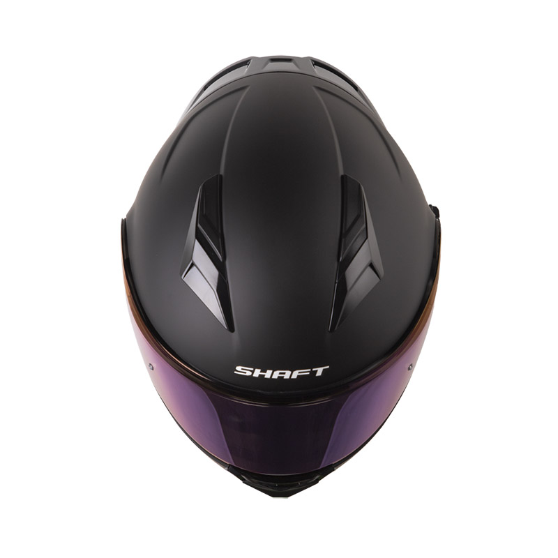 CASCO ABATIBLE SHAFT 3820SP SOLID NEGRO GRIS OSCURO MATE