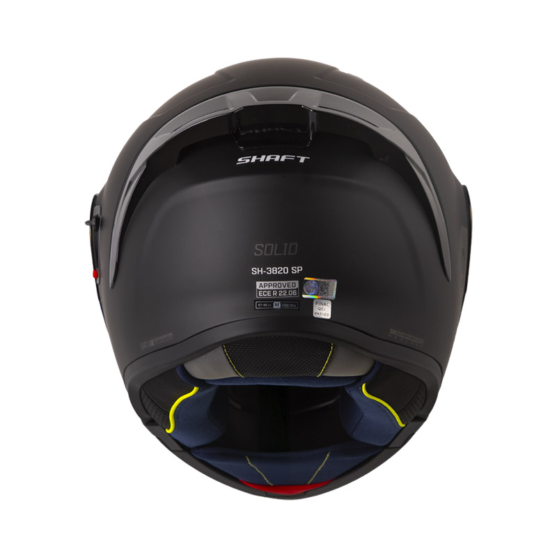 CASCO ABATIBLE SHAFT 3820SP SOLID NEGRO GRIS OSCURO MATE