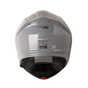 CASCO ABATIBLE SHAFT PRO 4000 EVO DOBLE VISOR SOLID GRIS SILVER BRILLO