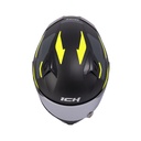 CASCO INTEGRAL ICH 503 SKP NEGRO AMARILLO MATE VISOR SILVER